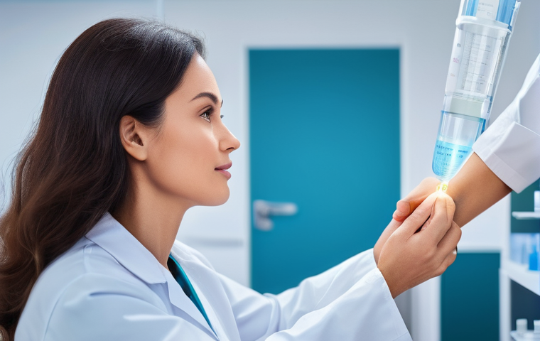 플라즈마 에너지 응용 - **Prompt Title: Regenerative Plasma Therapies in a Modern Clinic**
    **Prompt:** A highly detailed...